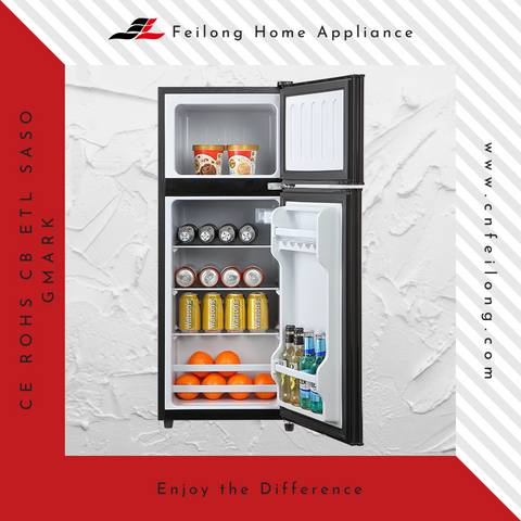 Nababagay na antas ng gulong dobleng pinto refrigerator BCD-102