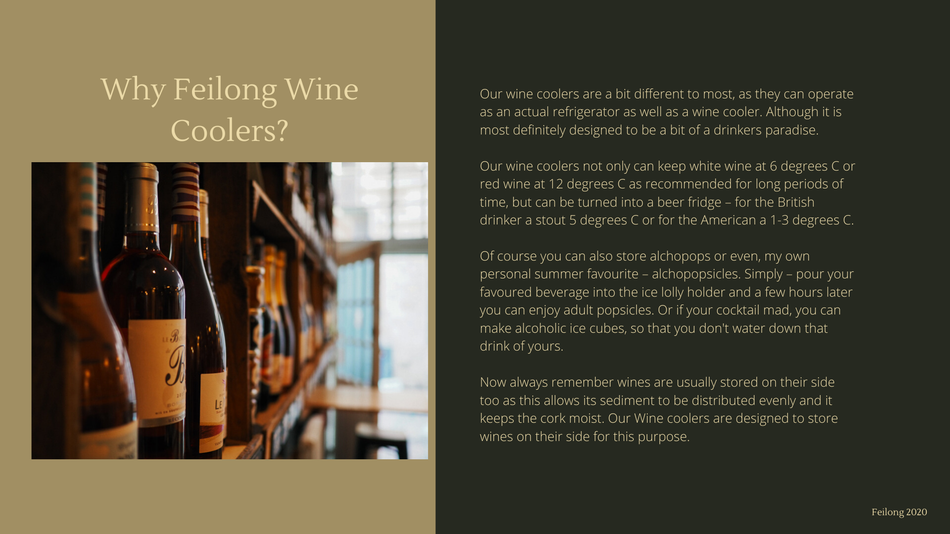 Mga Komersyal na Wine Cooler Temperature Zone at Storage